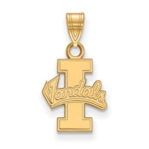 Black Bow Jewelry 14k Yellow Gold Plated Sterling Silver Idaho Vandals NCAA Small Pendant - 1 of 3