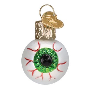 Old World Christmas Blown Glass Ornament for Tree, Mini Evil Eye - 1 of 4
