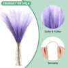 Unique Bargains Dried Plants Artificial Durable Small Fluffy Pampas Grass for Home, Office, Party 20 Pcs 21.7 Inch Purple Gradient - 2 of 4