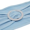 Juvale 50 Pack Light Blue Chair Sashes for Wedding Reception, Baby Shower, Birthday Party, Fits 13.5- to 16.5-Inch Chair Backs - 4 of 4