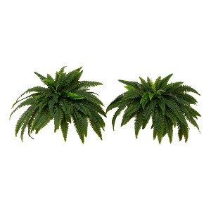 Nearly Natural 48-in UV Resistant Artificial Boston Fern (Indoor/Outdoor) - Set of 2 - 1 of 1