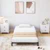 Bed Frame No Box Spring Needed, Heavy Duty Metal Platform Bed Frame for Bedroom Easy Assembly, Noise Free, Black - 4 of 4