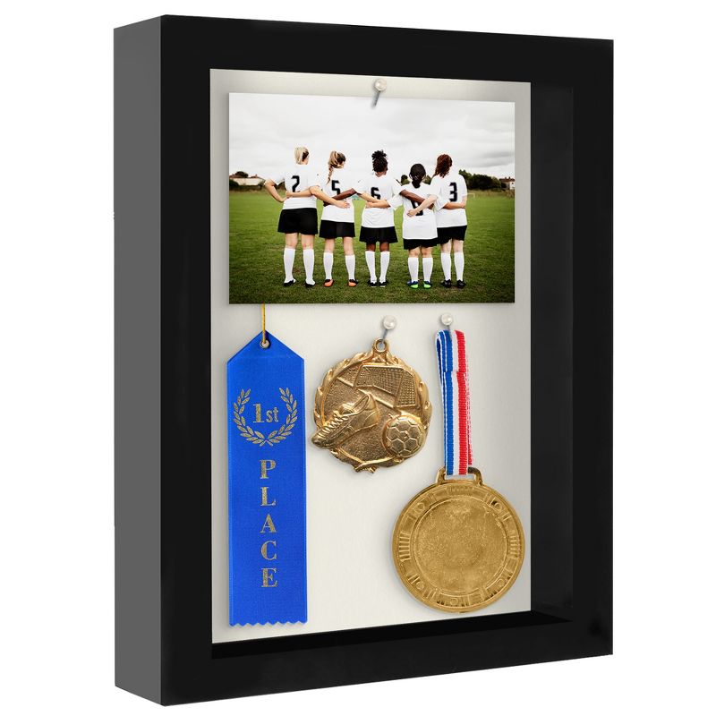 Americanflat Shadow Box Frame 1.5 Inches Deep Box Frame for Objects Pictures and Memorabilia, 6 of 9