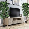 Tangkula Artificial Ficus Silk Tree Faux Potted Greenery Ficus Plants Decorations - 2 of 4
