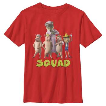 Boy's Shrek Fairytale Squad Group Shot T-Shirt