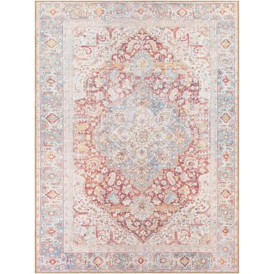 Alanya Traditional Machine Washable Rug Cream - Artistic Weavers