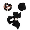 Unique Bargains Elegant Flower Pearl Ribbon Hair Elastic Band 1 Pc - 3 of 4