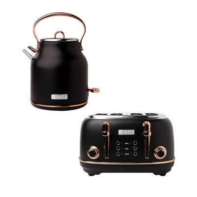 Heritage 1.7l Electric Kettle With Auto Shut-off And Boil Dry Protection -  Steel And Copper : Target