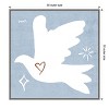 Amanti Art White Dove I by Melissa Wang Canvas Wall Art Print Framed 30-in. x 30-in. - 4 of 4