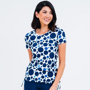 Calypsa Women's UPF 50+ Short Sleeve Adele Swim Top - 1 of 4