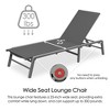 Kozyard Outdoor Folding Aluminum Lounge Chair, 5-Position Adjustable, No Assembly Required — Perfect for Patio, Beach, or Poolside - 3 of 4