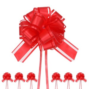Unique Bargains Plastic Glossy Appearance Waterproof Gift Wrapping Pull Bows 20 Pcs - 1 of 4