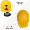 4E's Novelty Yellow Construction Worker Hard Hat with Light, Adjustable Costume Hat for Kids & Adults - 4 of 4