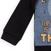 Star Wars The Mandalorian Darth Vader X-Wing Millennium Falcon Fleece Pullover Hoodie Toddler to Big Kid - 4 of 4