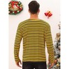 Lars Amadeus Men's Basic Crew Neck Long Sleeves Pullover Striped T-Shirt - 3 of 4