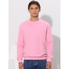 Lars Amadeus Men's Regular Fit Long Sleeve Round Neck Pullover Sweatshirt - 2 of 4