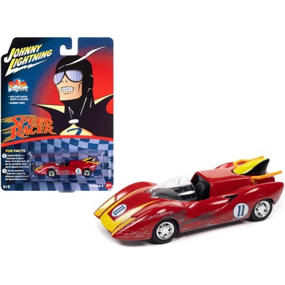 Captain Terror's Car #11 Red (Raced Version) "Speed Racer" (1967) TV Series 1/64 Diecast Model Car by Johnny Lightning