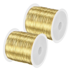 Unique Bargains DIY Crafting Copper Jewelry Beading Wire Roll - 1 of 4