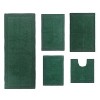 Home Weavers Luxury Collection 100% Cotton Tufted Bathroom Rug Set, Non-Slip Latex Bath Rug Set - 2 of 4