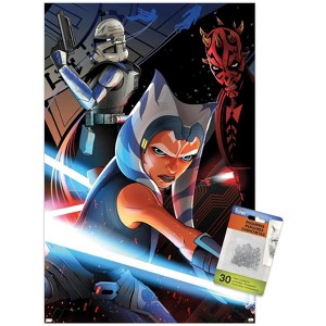 Trends International Star Wars: The Clone Wars By Cryssy Cheung Unframed Wall Poster Prints - 1 of 4