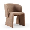 NicBex Teddy Fabric Dining Chair Modern Upholstered Accent Chair with Comfy Backrest, Sofa for Living Room, Bedroom, Reception,1pc/2pc - 2 of 4