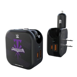 WWE Legends Steel 18-Watt 2 in 1 USB A/C Charger - 1 of 3