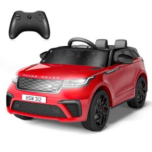 12V Kids Ride On Car, 2-Seater Electric Vehicle w/Remote Control, LED Lights, Music, Shock Absorber, Seat Belts - 1 of 4