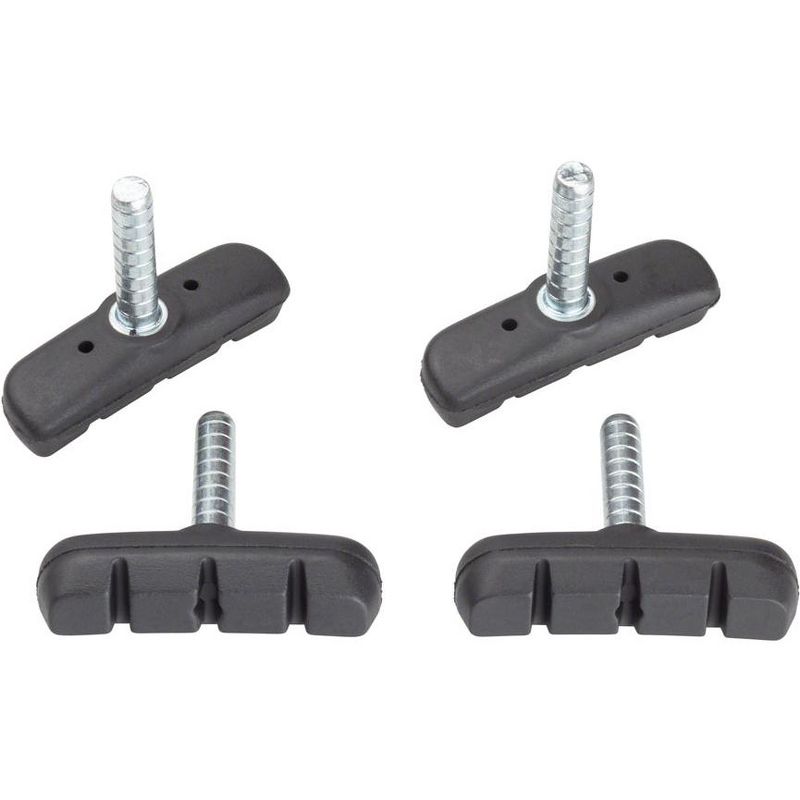 Dia Compe OPC-12 Cantilever Brake Pads Smooth Post Black Molded Bag of 4, 1 of 2