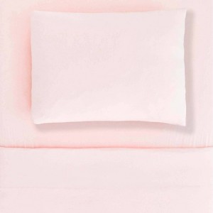 Premium Kids' Twin Sheet Set Blush - 1 of 1