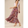 Women's Boho Floral Print High Waist Maxi Skirt - Shewin Inc. - 2 of 2