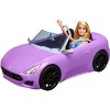 Barbie Blonde Doll and Convertible Purple Vehicle - 3 of 4
