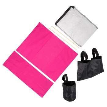 Unique Bargains Canvas Replacement Cloth Kit and Portable Storage Bags Director Chair Accessories Set
