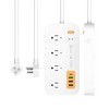 j5create Matter Enabled Smart Plug Power Strip With 4-Outlets and 4 USB Ports, JSPAC4430 - 2 of 4