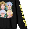 Golden Girls Hearts of Gold Adult Black Crew Neck Sweatshirt - 3 of 4