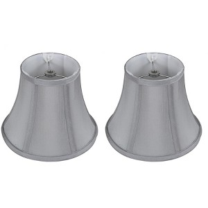 Urbanest Faux Silk Softback Bell Lamp Shade, 5" Top x 9" Bottom x 7" Slant - 1 of 4