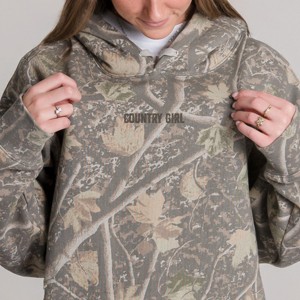 Embroidered Country Girl - Camo Hoodie - 1 of 4