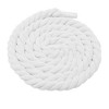 INSPIRE CHIC Chunky Rope Laces Round Hand-woven Solid Color Shoelaces for Sneakers 1 Pair - 2 of 4