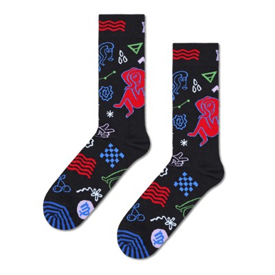 Men Women Crew Zodiac Star Sign Socks - Happy Socks