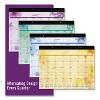 Beautiful Day Desk Pad Calendar, Floral Artwork, 21.75 x 17, Assorted Color Sheets, Black Binding, 12-Month (Jan-Dec): 2025 - 3 of 4