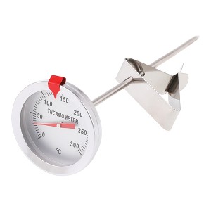 REGALWOVEN High Accuracy Stainless Steel Multi-Functional Temperature Clamp Included Instant Read Thermometers 1 Pc - 1 of 4