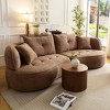 Dolonm Modern 4-Seat Modular Sofa - Cloud Design, Durable Fabric, Solid Wood Frame & High-Density Sponge Cushion - 4 of 4