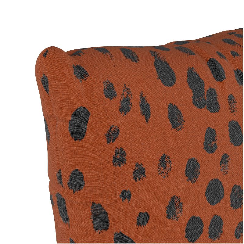 Linen Leopard Square Throw Pillow - Skyline Furniture, 4 of 7