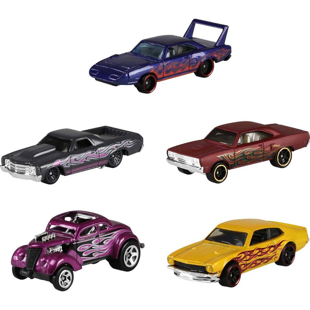 Photos - Other interior and decor Hot Wheels Diecast Cars - 5pk  (Colors May Vary)