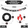 KatchOn Older Wiser Hotter Glitter Black Banner - 10 Feet, Reusable, Adult Birthday Decorations - 3 of 4