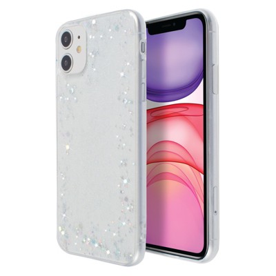 Insten Glitter Case For iPhone, Iridescent Holographic Stars Style Bling Sparkle Crystal Soft TPU Cover