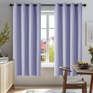 Deconovo Grommet Curtains 2 Panels, Thermal Insulated, 38"W - 1 of 4