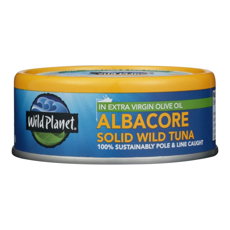 Wild Planet Wild Solid Albacore Tuna in Extra Virgin Olive Oil - Case of 12/5 oz, 2 of 7