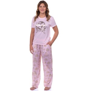 Wicked Women's Pajamas Glinda Upland Soft Short Sleeve Pajama Set - 1 of 4