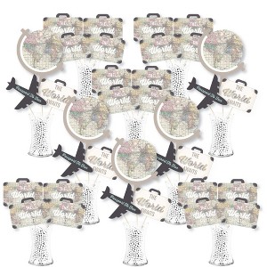 Big Dot of Happiness World Awaits - Travel Themed Party Centerpiece Sticks - Showstopper Table Toppers - 35 Pieces - 1 of 4