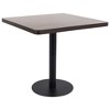 vidaXL Bistro Table Dark brown and black MDF Medium Simplistic - 2 of 4